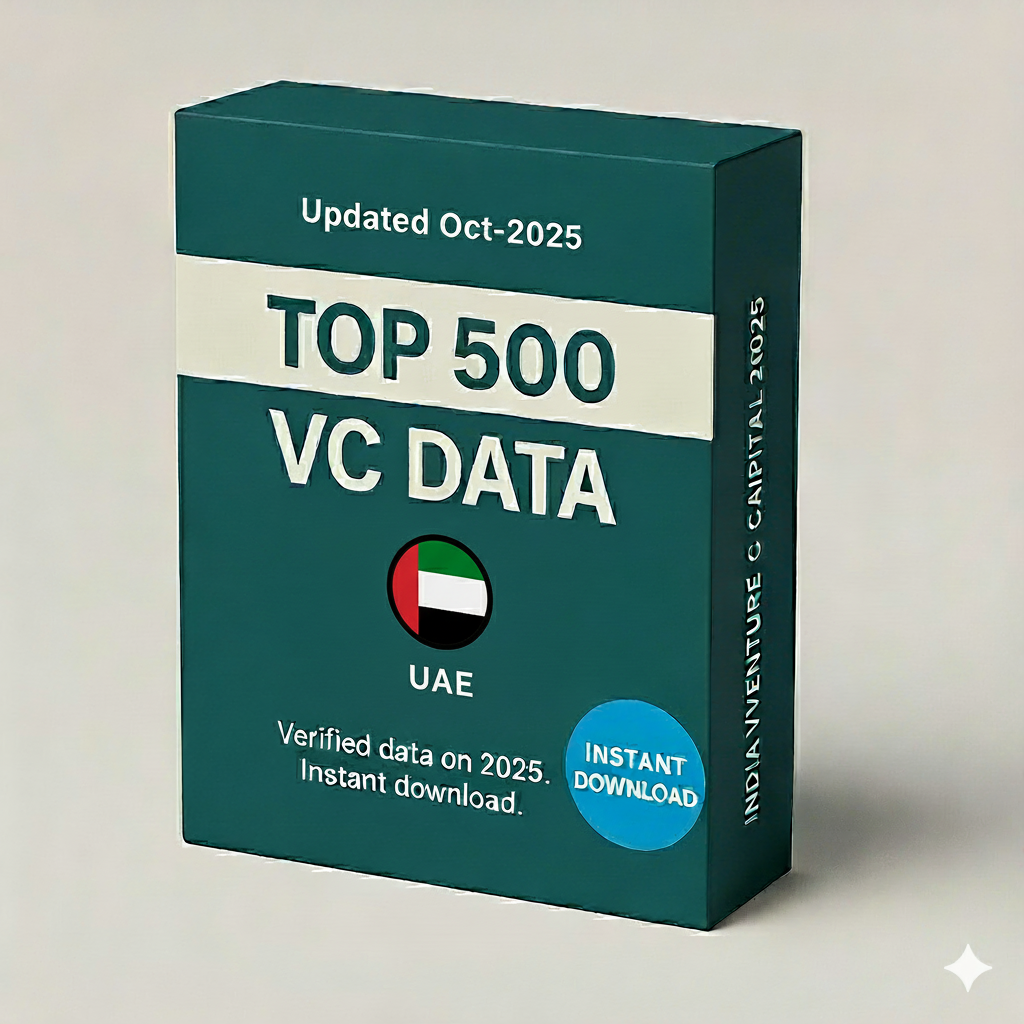 [Premium Dubai] Top 500+ VC Investor Data (Contact Data)